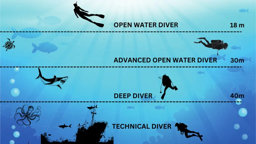 Scuba Diving Depth Chart